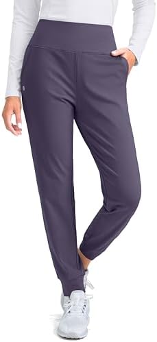 Women's fleece-lined joggers, vintage purple