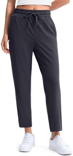 Women's golf pants, two pockets, dark grey