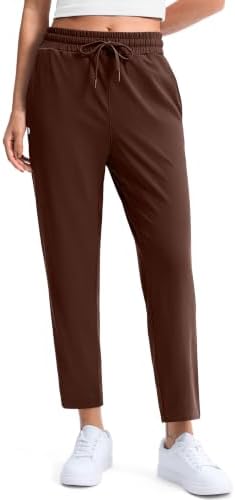 Women's golf pants, two pockets, fudge coffee