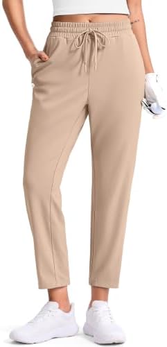 Women's golf pants, two pockets, khaki