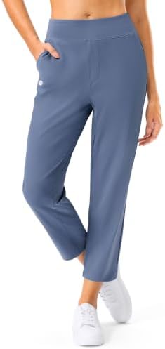Women's golf travel pants, four pockets, reef blue