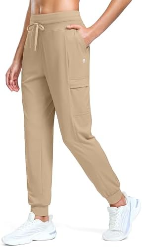 Women's joggers, four pockets, khaki