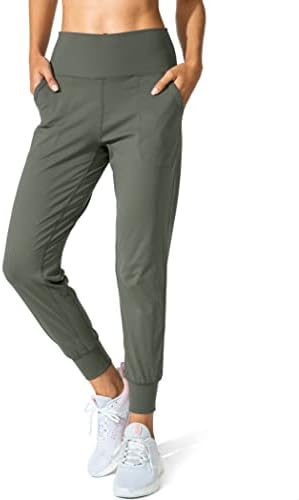 Women's loose yoga joggers, grey sage