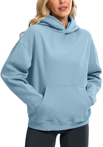Women's oversized fleece hoodie, provence