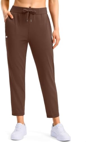 Women's petite 7/8 golf pants, brown