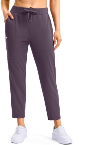 Women's petite 7/8 golf pants, dark purple