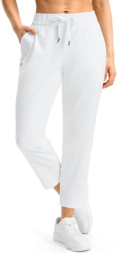 Women's petite 7/8 golf pants, white