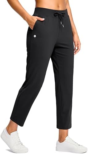 Women's petite ankle pants, black