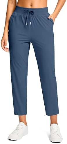 Women's petite ankle pants, dark blue