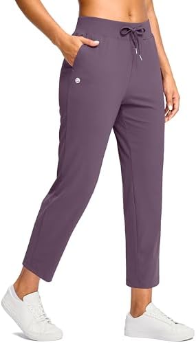 Women's petite ankle pants, dark purple