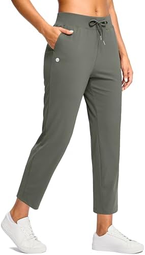 Women's petite ankle pants, grey sage