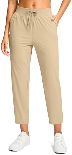 Women's petite ankle pants, khaki