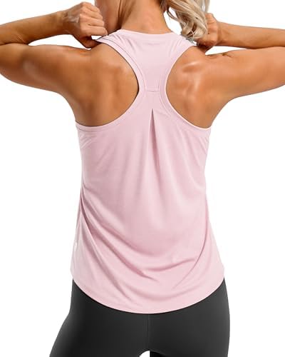 Women's racerback gym tank, pink