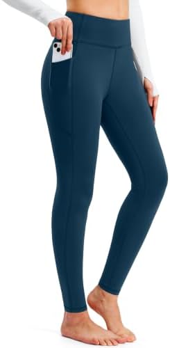 Women's thermal leggings, two inseams, borealis green