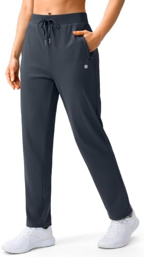 Women's track pants, two zip pockets, dark grey