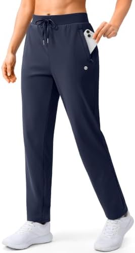 Women's track pants, two zip pockets, navy