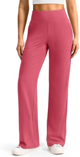 Women's wide-leg yoga pants, pink