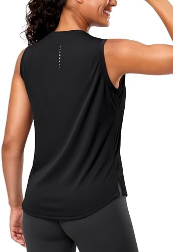Women's yoga tank top, black