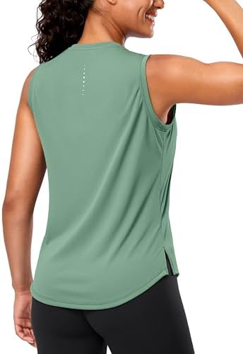 Women's yoga tank top, driedsage