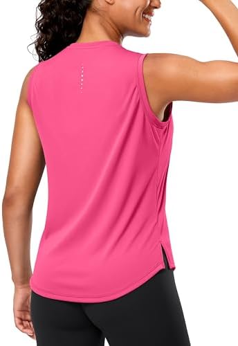 Women's yoga tank top, magenta