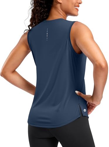 Women's yoga tank top, navy