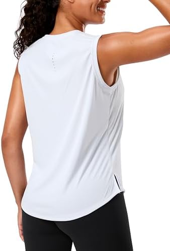 Women's yoga tank top, white